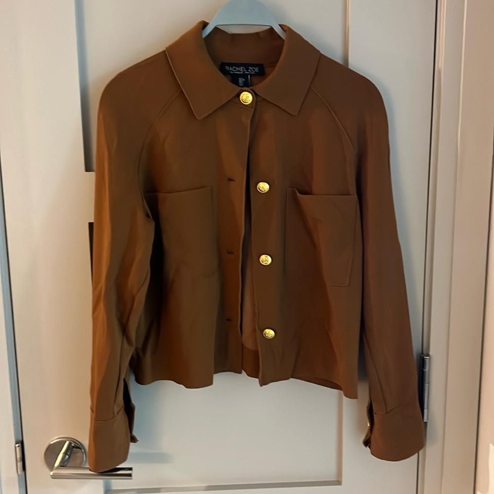 Rachel Zoe faux suede jacket